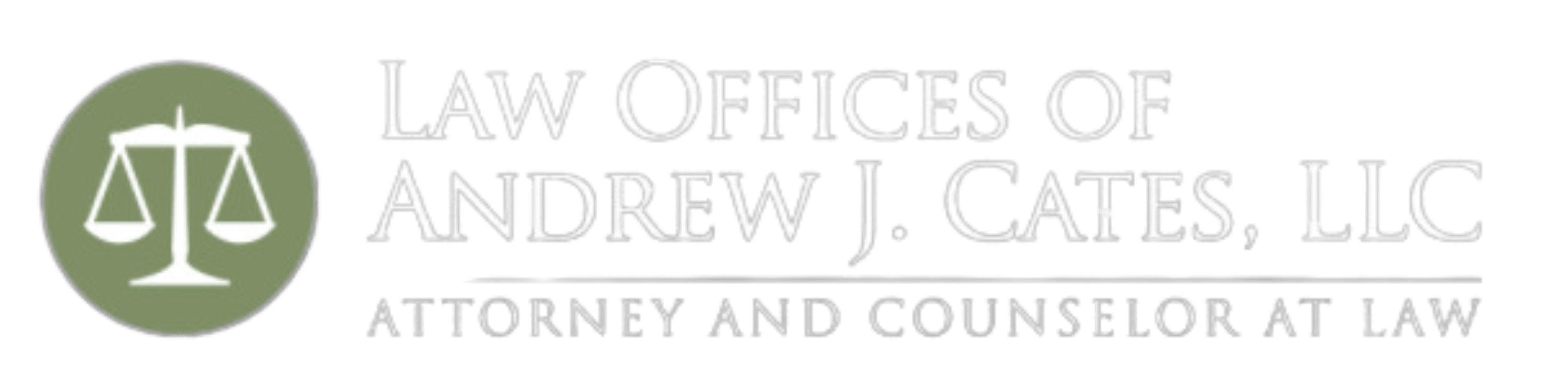 the accident and injury lawyers at the law office of andrew j. cates, logo